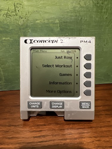 Concept2 pm4 erg rowing - concept2,