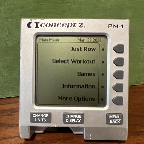 Concept2 pm4 erg rowing - erg, row